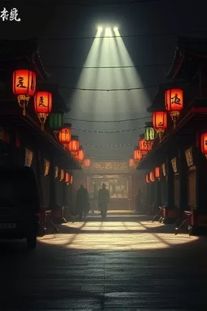 《午夜放映厅》海报,老影院放映窗口透出的一束光