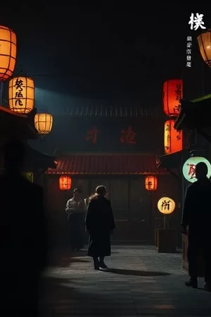 《凌晨四点的市场》海报,批发市场成排的蔬菜箱与顶灯